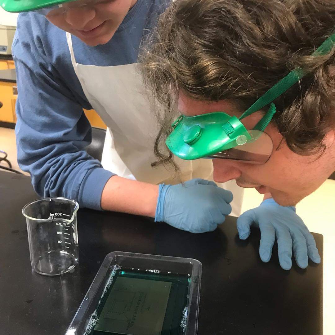 critECClystable's tweet photo. To mitigate electrical connection issues we’ve had in the past we are experimenting with making our own PCBs #pcbdesign #eccedge #critecclystable #ncspacegrant https://t.co/oshu5QfybI