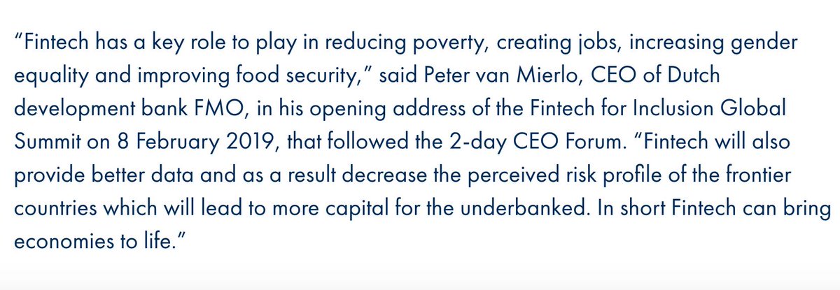 AccionVLab's tweet photo. Great insights about building an inclusive financial future from @FMO_development at #FinclusionSummit19, which we co-hosted with them and @QuonaCapital. Event highlights: https://t.co/wsKzLesT11 https://t.co/lQBkEicl5x