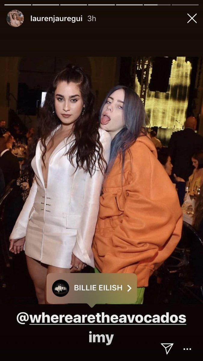lolodime's tweet photo. @LaurenJauregui &amp; @billieeilish 🔥 🔥 🔥 🔥 https://t.co/E8fC5AMaEv