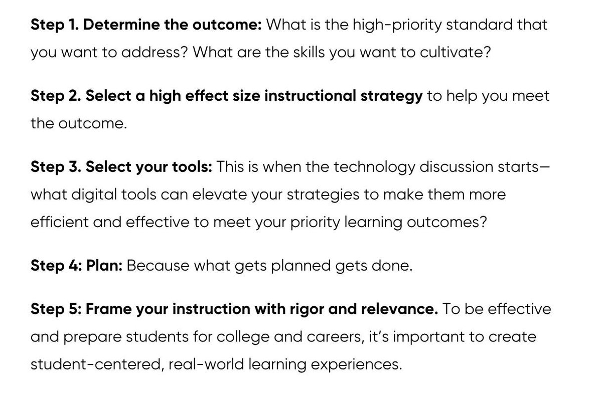 MichaelBloemsma's tweet photo. A2 #dpvilschat Technology is the vehicle, not the driver. we start with the learning & academic rigor then add the technology to enhance it i.e. #boldschool steps #sfusd #edtechchat #bridge2tech https://t.co/GrNvoKoEYW