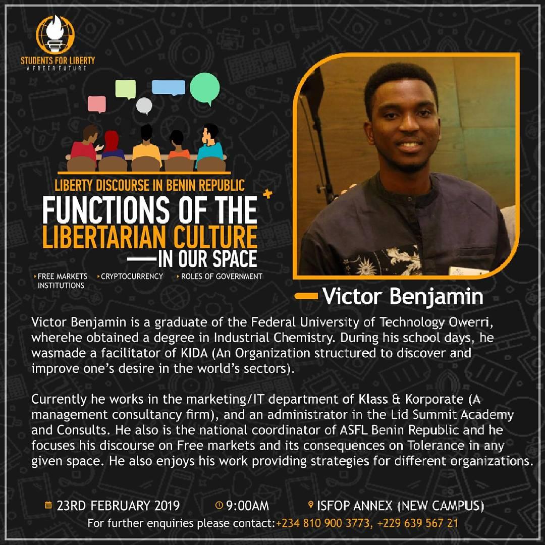 vicbenjamin93's tweet photo. Few days to the D-day!!!
#Freerbenin
#Asfl
#Isfop
#Isfopbenin https://t.co/9G498nzpXb
