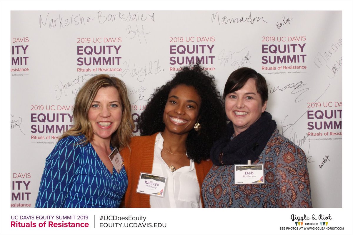 HeronSchool's tweet photo. With my team ready to open our hearts and do some work! #RitualsofResistance @ucdavis #EquitySummit @NatomasUSD https://t.co/VoFwuiAdgS