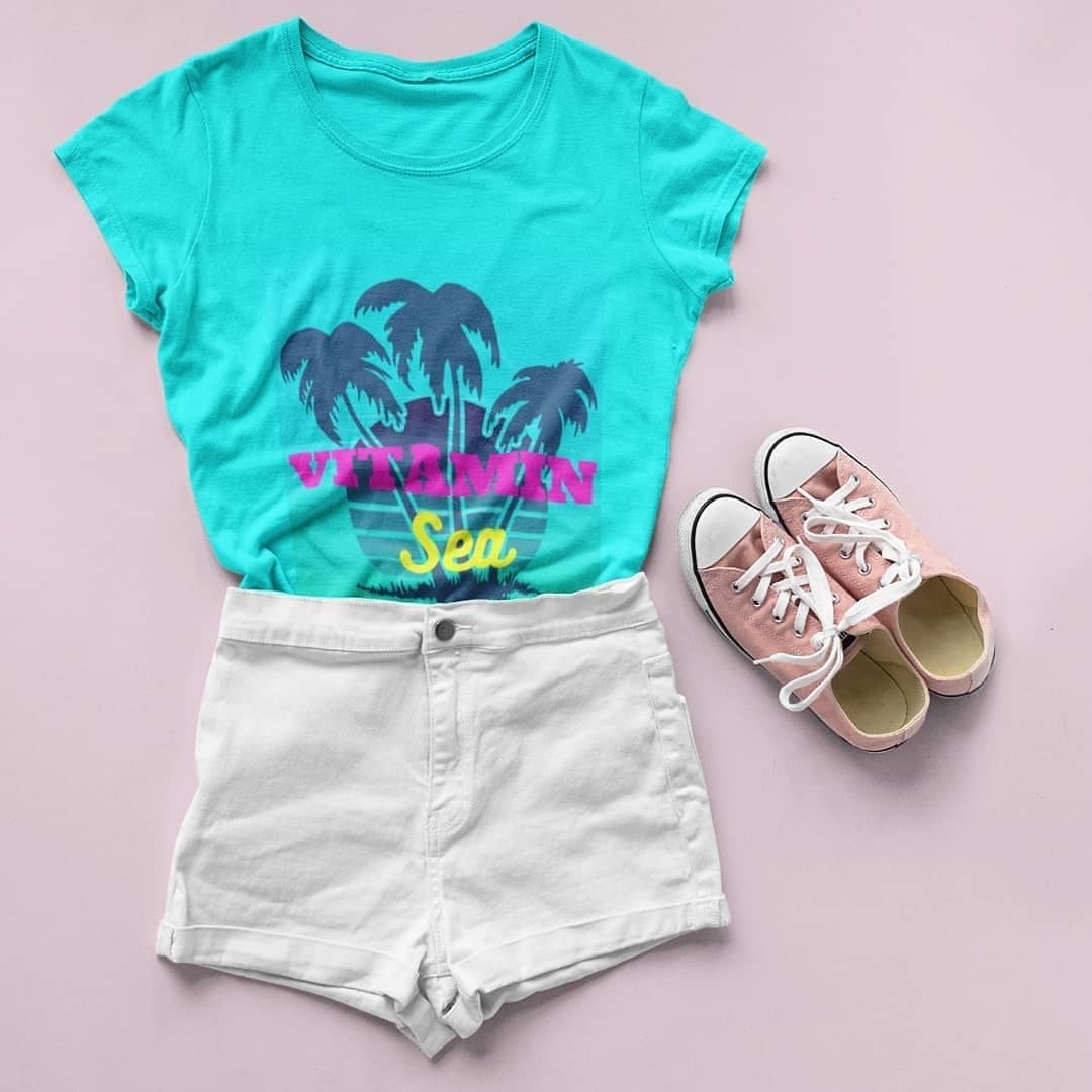 corrido_designs's tweet photo. We have put together a cute outfit for our new T Shirt (Vitamin Sea) that has launched today! Grab yours Today this is perfect for your next vacation ✈ #vacationoutfits #vacation #vitaminsea #tshirts #women #tanktops #tropical #shorts  https://t.co/4wUm60WXQz https://t.co/5AYMxAvgqf