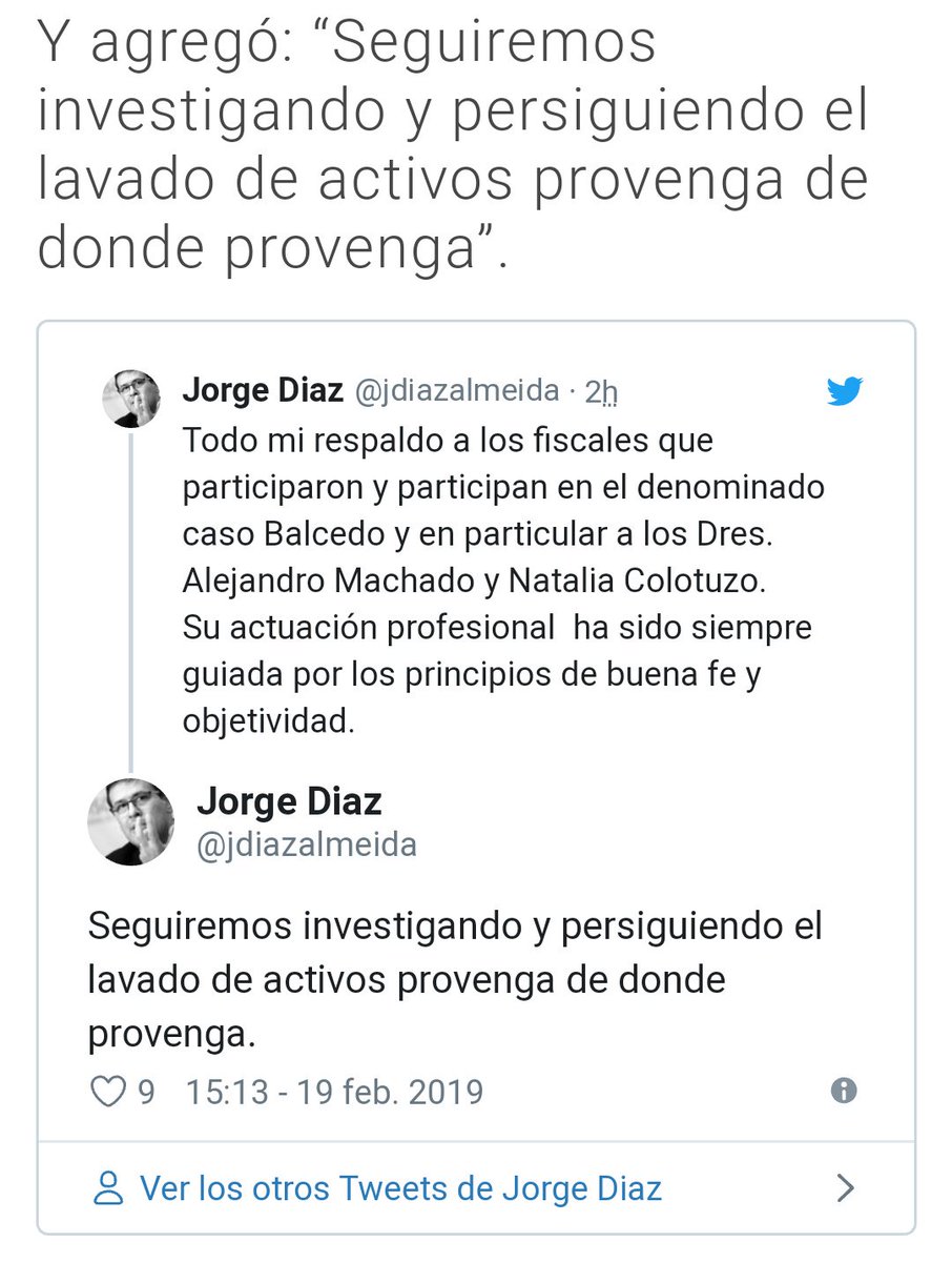 emekavoces's tweet photo. Mi pregunta, luego de leer la apreciación sobre #LavadoDeActivos en el TW del Fiscal de Corte, es: 
Ya está comprobado y juzgado con sentencia firme que hubo lavado de activos? #CasoBalcedo https://t.co/jGwdfIDdCE