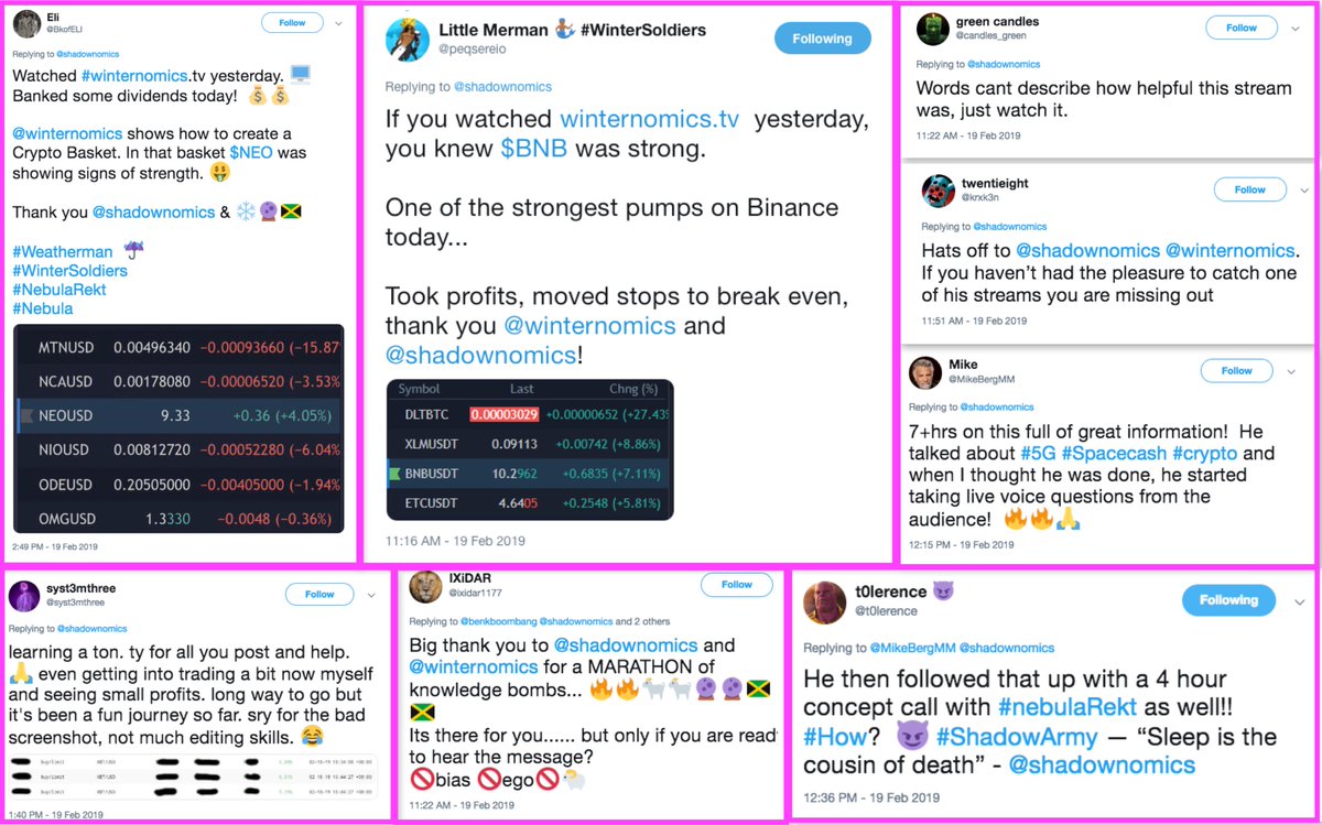 winternomics's tweet photo. @shadownomics Thx peeps who came 2 watch & participate in our 2 part special 4 #apexlegends & $EA's approach 2 the supposed #fortnite killer 🧐 WE had a lot of fun doing the shows & saw everyone learned lots of new 💩 the future #streaming & #speaking2eachother again 🤓👉 #nebulaprojectnetwork https://t.co/wXgaCOCW7j