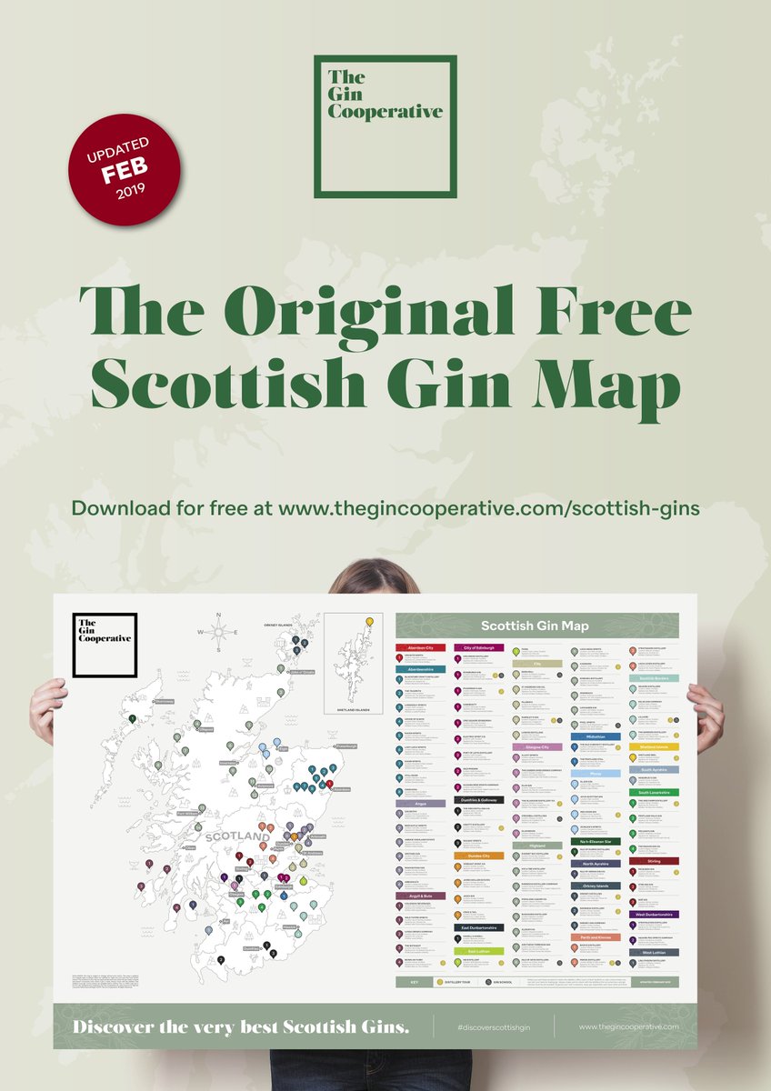 Gin_Cooperative's tweet photo. We've updated our FREE #ScottishGin Map. Download it here - https://t.co/AvpuXDD87o
#DiscoverScottishGin with @Gin_Cooperative, the world's largest Scottish #Gin directory, with over 240 individually profiled Scottish Gins.
#ginmap #visitscotland #scotland #enjoyresponsibly https://t.co/6youvrEs0g