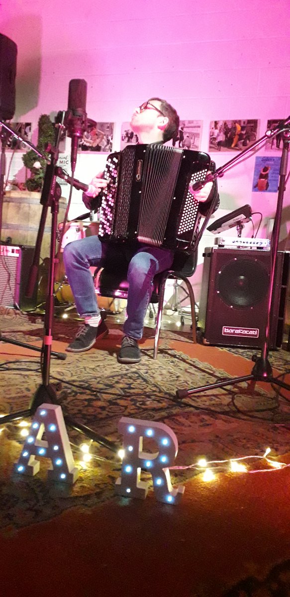 SofarOxford's tweet photo. The audience has been WOWED  by a stunning accordion performance by @iosifpurits . Thanks so much Iosif! Looking forward to the next acts @SofarSounds @Sofaroxford @tapsocialbrew https://t.co/DzxaIeL9zV