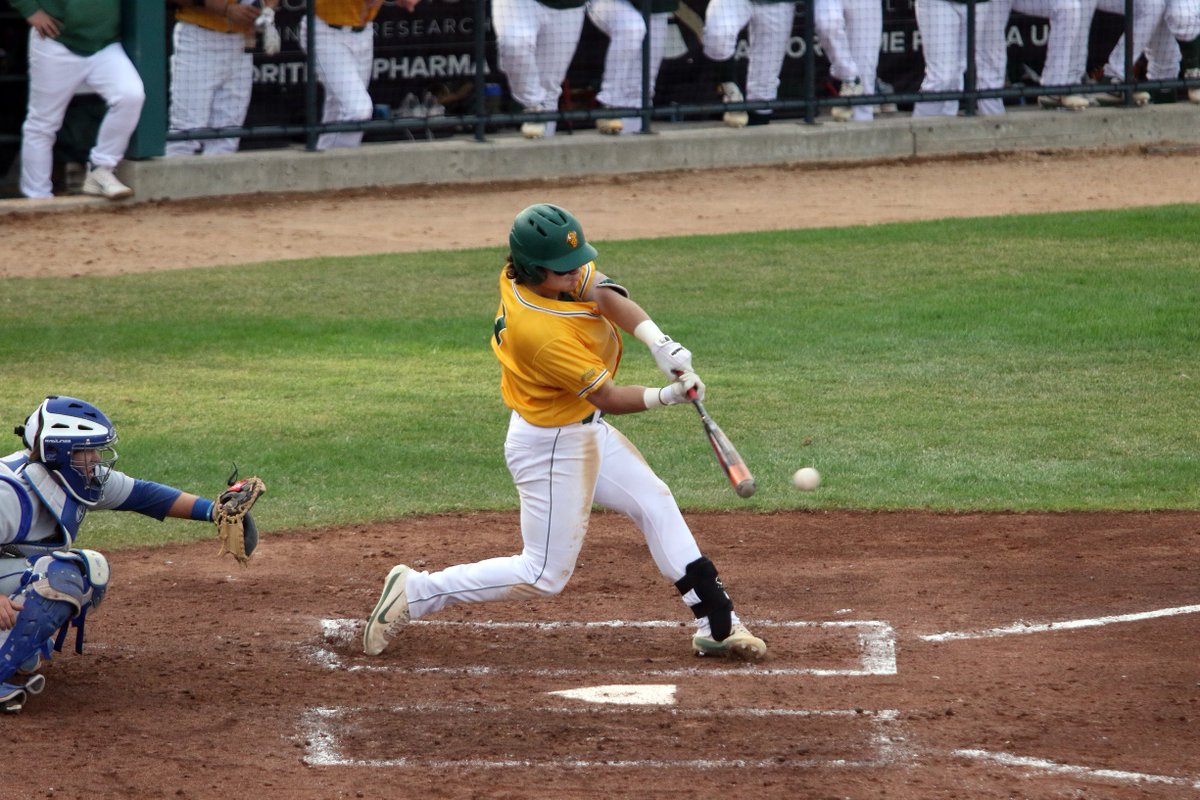 Bennett Hostetler is 12th in the country with a pair of home runs after the first weekend of play.