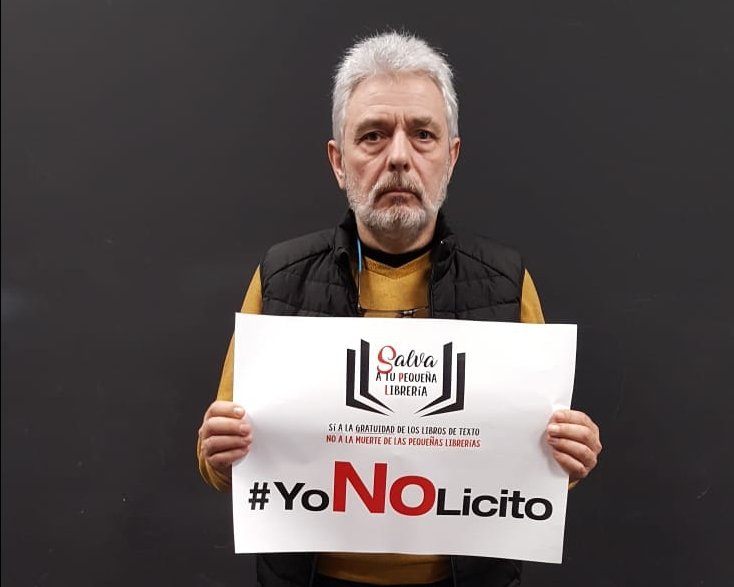 Merinero6's tweet photo. Porque las condiciones de este Acuerdo Marco provocarán el cierre de cientos de  librerias de barrio #YONOLICITO https://t.co/k1jtxtfDyH