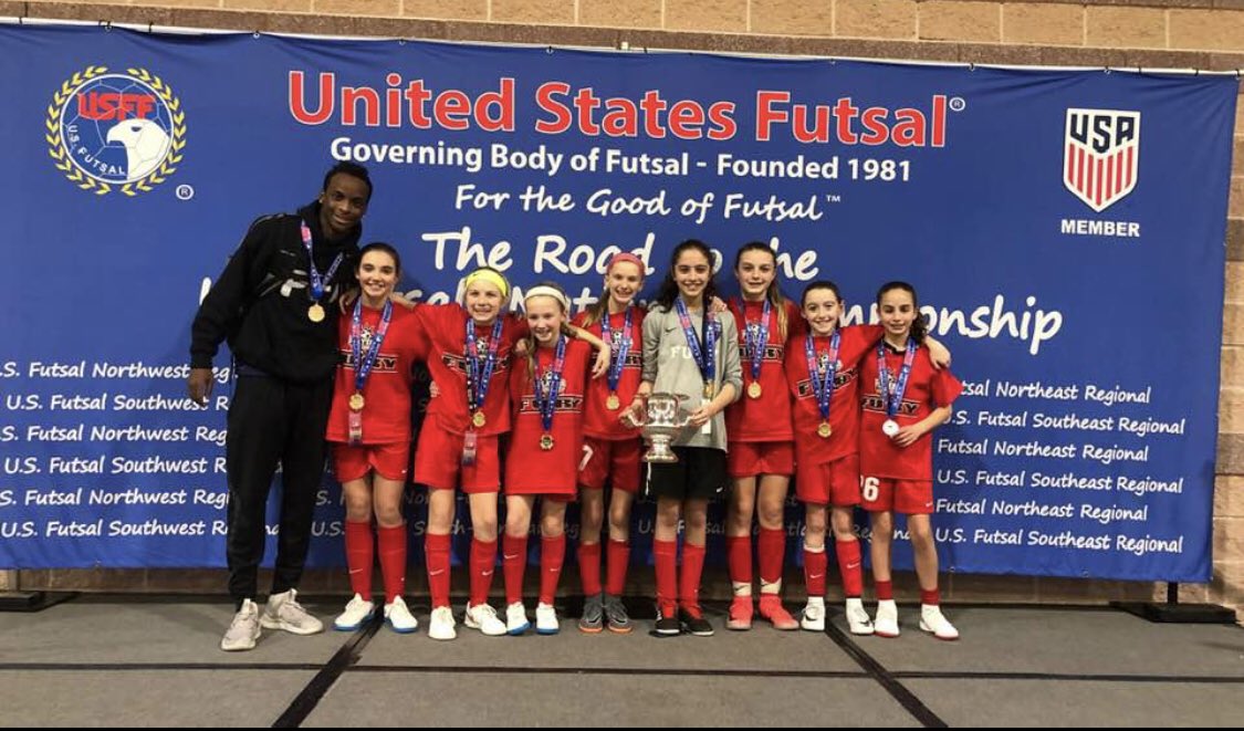 PlayersFutsal's tweet photo. Congratulations to the #PFA Girls 2006 and 2008 for winning the USFF Northeastern Regional Championship!! #futsal #PFA🥇🏆 Special shoutout to our girls 2010’s finalist. https://t.co/FyTOm0Mn4m