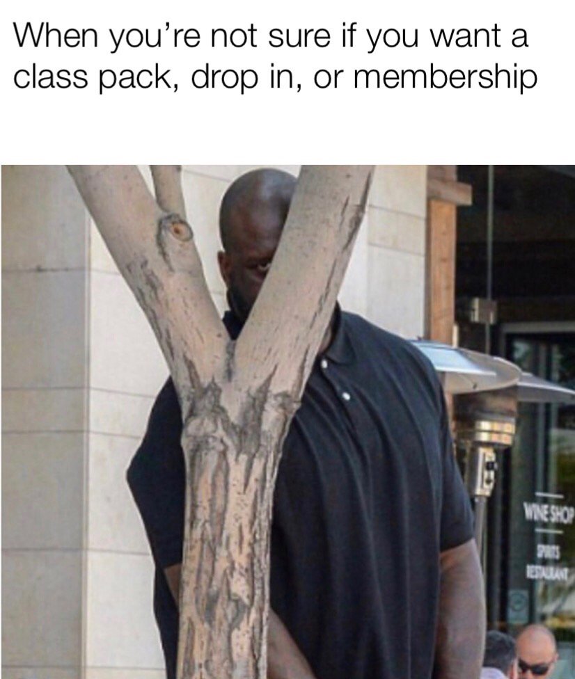 ClassBug's tweet image. Just looking, don&apos;t worry about it #classpack #dropin #membership