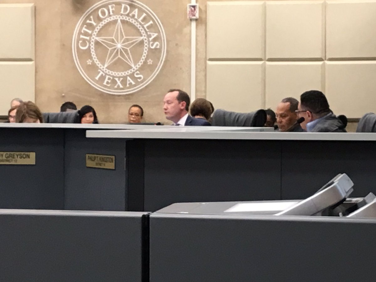 .@PhilipTKingston moves that @visit_dallas contact with @CityOfDallas be terminated. Only @griggsfordallas supports recommending that to the full City Council and that motion dies. But grilling of Phillip Jones continues. @NBCDFW #NBCDFWNow