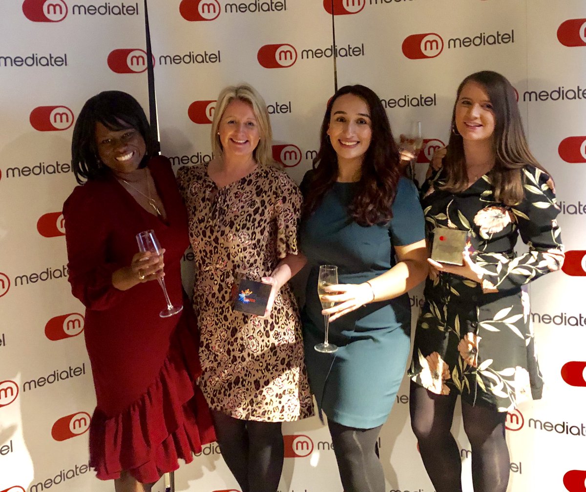MellyMelike's tweet photo. Had a great time at the Mediatel research awards where we won Best Custom Media Research Project with PHE’s ‘Our Breastfeeding’ campaign and Audience Science won Best Media Agency of the year! #teamoftheyear #wavemakeruk 🏆 @WavemakerUK @MediatelNews https://t.co/IANuGfJPHx