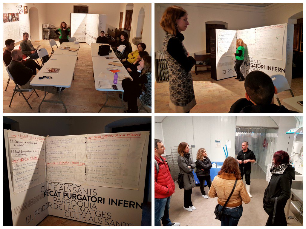 Productedaqui's tweet image. Presentem els resultats de la diagnosi de la restauració de #Solsona i #Cardona al Santuari del Miracle, s'han prioritzat i debatut accions i després visita a la @formatgemiracle. La Restauració és molt més que sector serveis, és experiències, responsabilitat i emocions a taula!