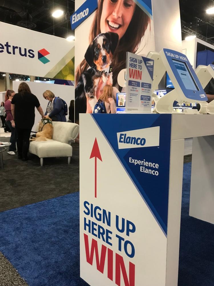 Elanco's tweet photo. Are you at #WVC2019? We've got some great sessions lined up tomorrow on managing chronic pain and preventing fleas. Stop by Elanco booth 3723 to answer your questions and sign up for some great prizes! #ItMattersWVC #WVC2019 #ElancoAtWVC https://t.co/fGDtak6Aoz