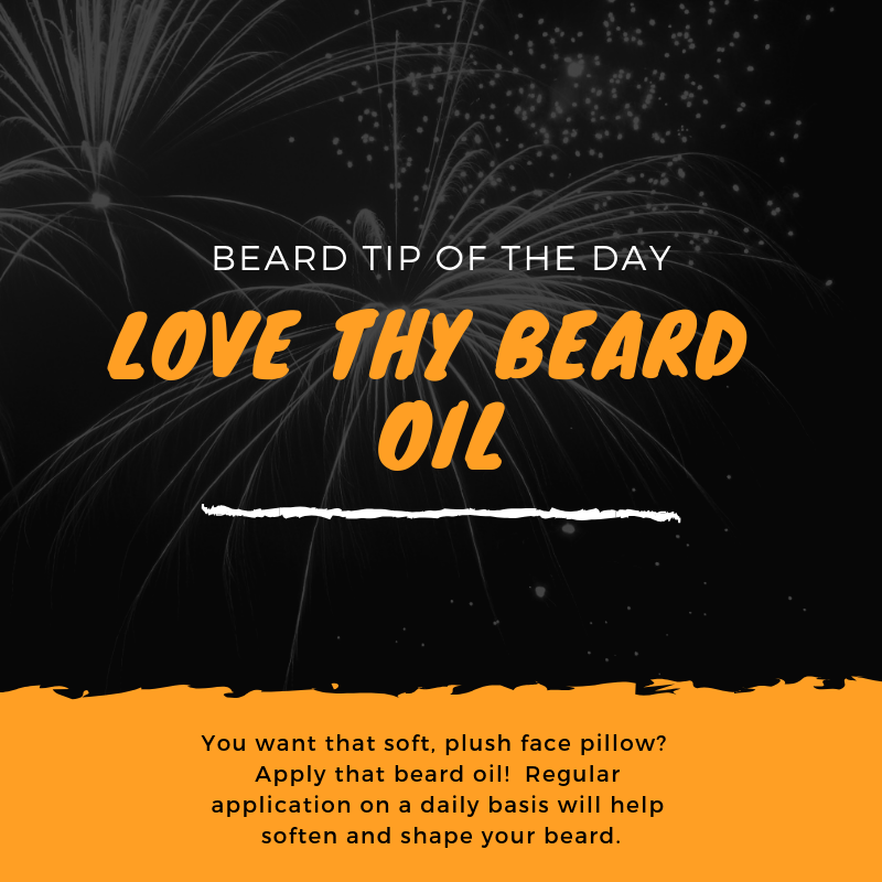MyBeardJuice's tweet photo. **#Beard #TipOfTheDay**
Love thy #BeardOil! Helps with skin health, helps soften up that brillow pad, helps tame the beast. It does so many #great things, why wouldn't you use it?!
#MyBeardJuice #BeardQuote #BeardTip #Bearded #MensGrooming https://t.co/Yen03VW86J