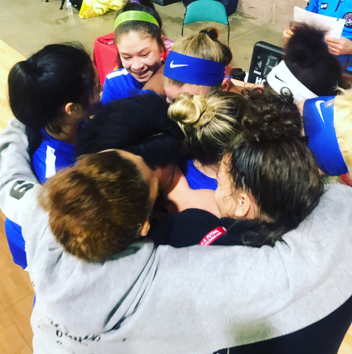 CCFutsal2013's tweet photo. How do you celebrate the 5th Anniversary of your club? Winning one of the largest Futsal events in the Country of course. Congratulations to our 02G Blue, 2019 @usfutsal Northeast Regional U17 Champions!! #ccfstrong #theblueprint #futsal #girlswithskills #shekicksit #usfutsal https://t.co/lovr8jqPkb
