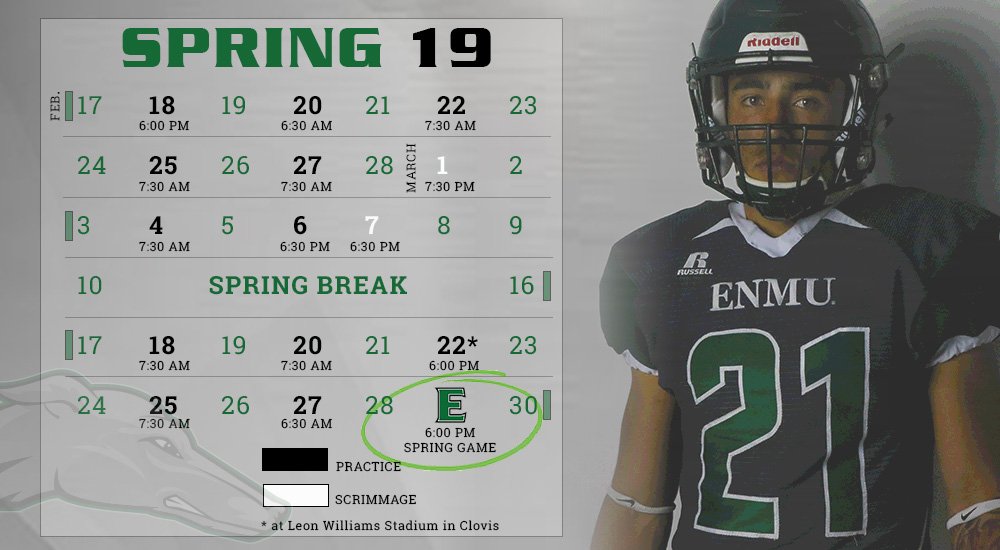 ENMUFootball's tweet photo. #RE19GNFOREVER https://t.co/UDhuP524oz
