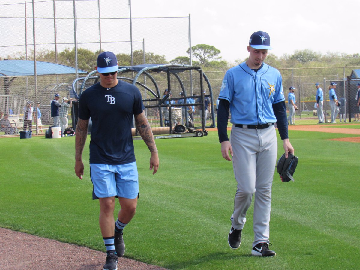 beachsnooker's tweet image. A few more pics from today’s practice - Rays Spring Training 2019 ⚾️👊🏻👍🏻#SpringRays #RaysUp @KKiermaier39 @RaysBaseball @RaysBaseball @snellzilla4
