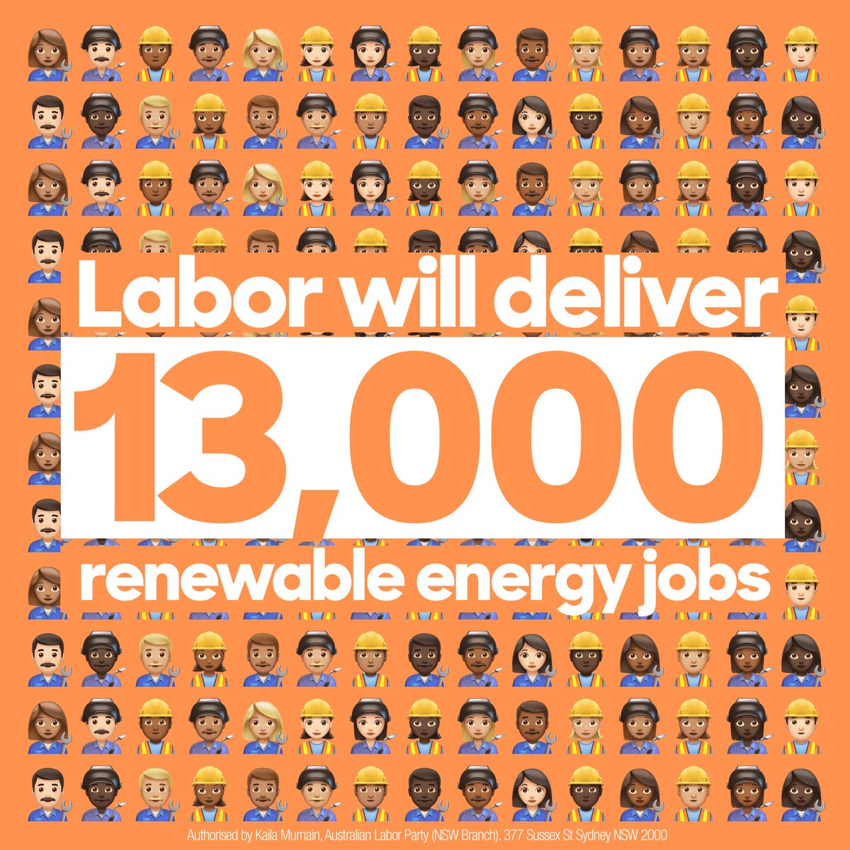 michaeldaleyMP's tweet photo. Labor will make the single biggest investment into renewable energy in our state's history.
This will deliver more than 13,000 new energy jobs in regional NSW.
And we will help people train up by offering #FreeTAFE courses in renewable energy, construction & electrical trades. https://t.co/crE4JURBs6