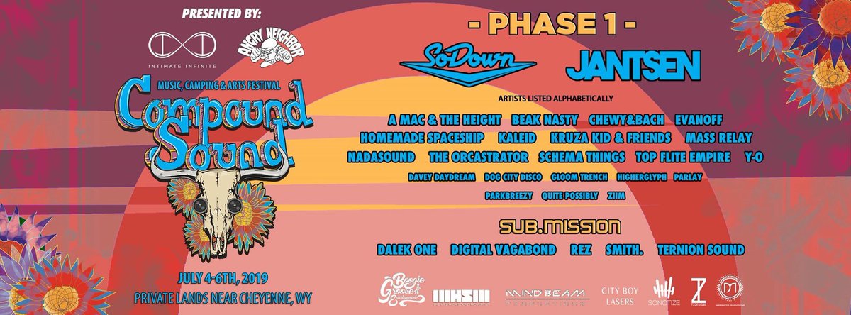 GloomTrench's tweet photo. So f’n excited for #compoundsound!
#Dubstep #musicfestival #edm #jantsen #subdotmission #angryneighbor https://t.co/Ryw6OU7KJM