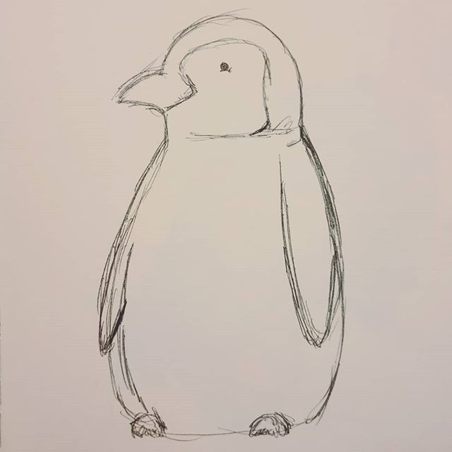 frommoley's tweet photo. Rough sketch of a baby penguin. Not only are baby penguins SUPER cute, when they grow up they will always be dressed in their dinner jackets ready to go 🐧 •
•
•
•
•
#childrensillustration #kidlitart #illustratorsoninstagram #character #characterd… https://t.co/Et5jPsbZcC https://t.co/At864rDGW0