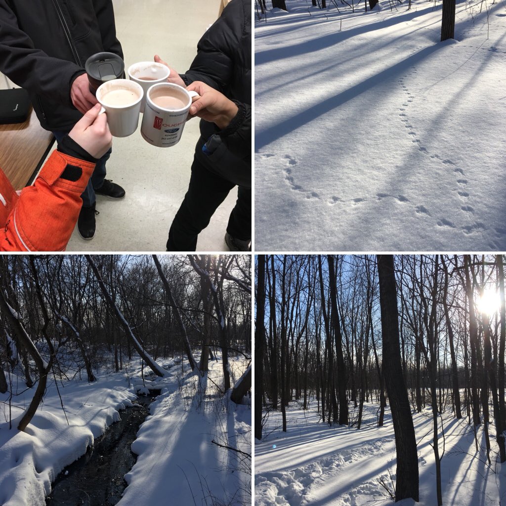 gartmann_scott's tweet photo. Fresh snow and hot chocolate made forest ecology club awesome this week! https://t.co/T7CoPYf7Ic