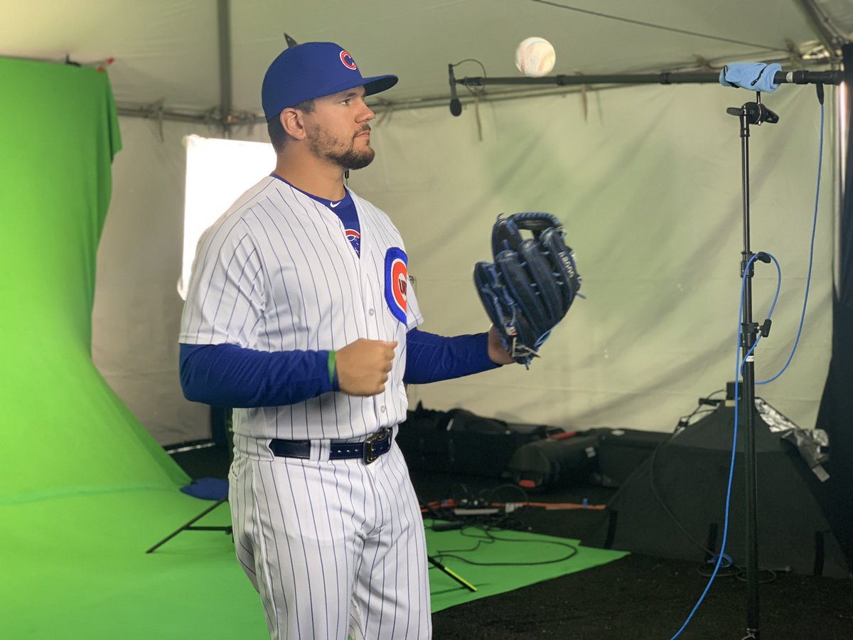 Cubs's tweet photo. Your left fielder. https://t.co/zWOYOSo8SS