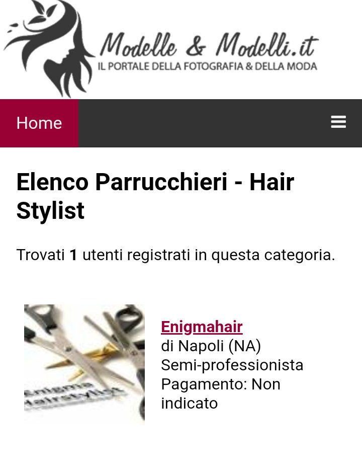 Parrucchieri, HairStylist, Hair Dresser registrati su modelleemodelli.it
#parrucchieri #hairstylist #hairdresser Registrati gratuitamente e aumenta la visibilità della tua azienda!