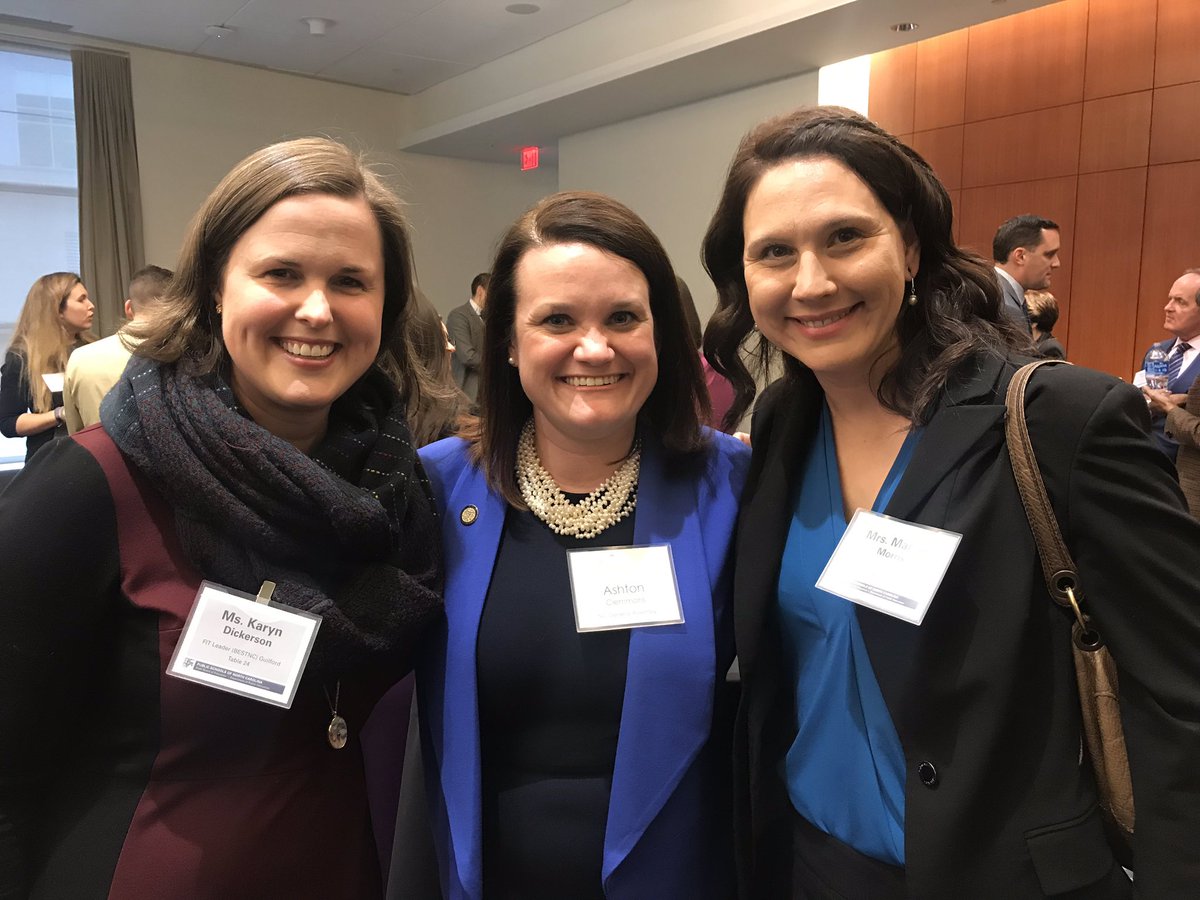 Clemmons4NC's tweet photo. Hey @GCSchoolsNC and @GrimsleyHigh! Look who I ran into advocating her heart out in Raleigh! @GedODonnell1 #TeacheroftheYear #GoGCS https://t.co/EQcf1vbNkP