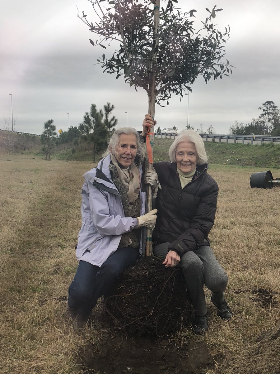 Such a fun afternoon honoring our Founders - Lynda Beam, Suzie Williams, and Page Hungerpiller by planting 6 new live oaks.