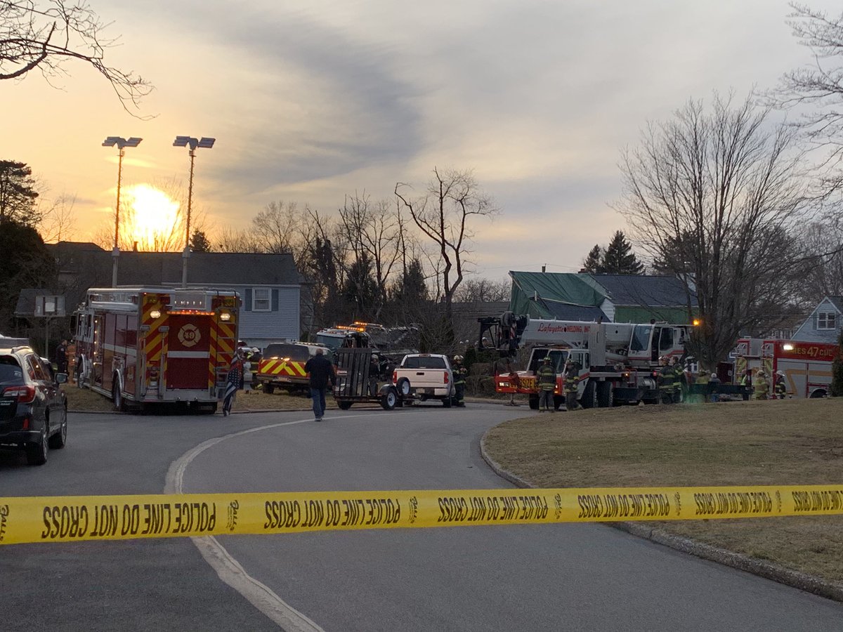 MistrGamble's tweet image. Crews remain at scene where man was injured by overturned backhoe on Cinnamon Hill Rd. around 3:30 p.m. He was taken to a local hospital with undisclosed but reportedly non life-threatening injuries #THnews