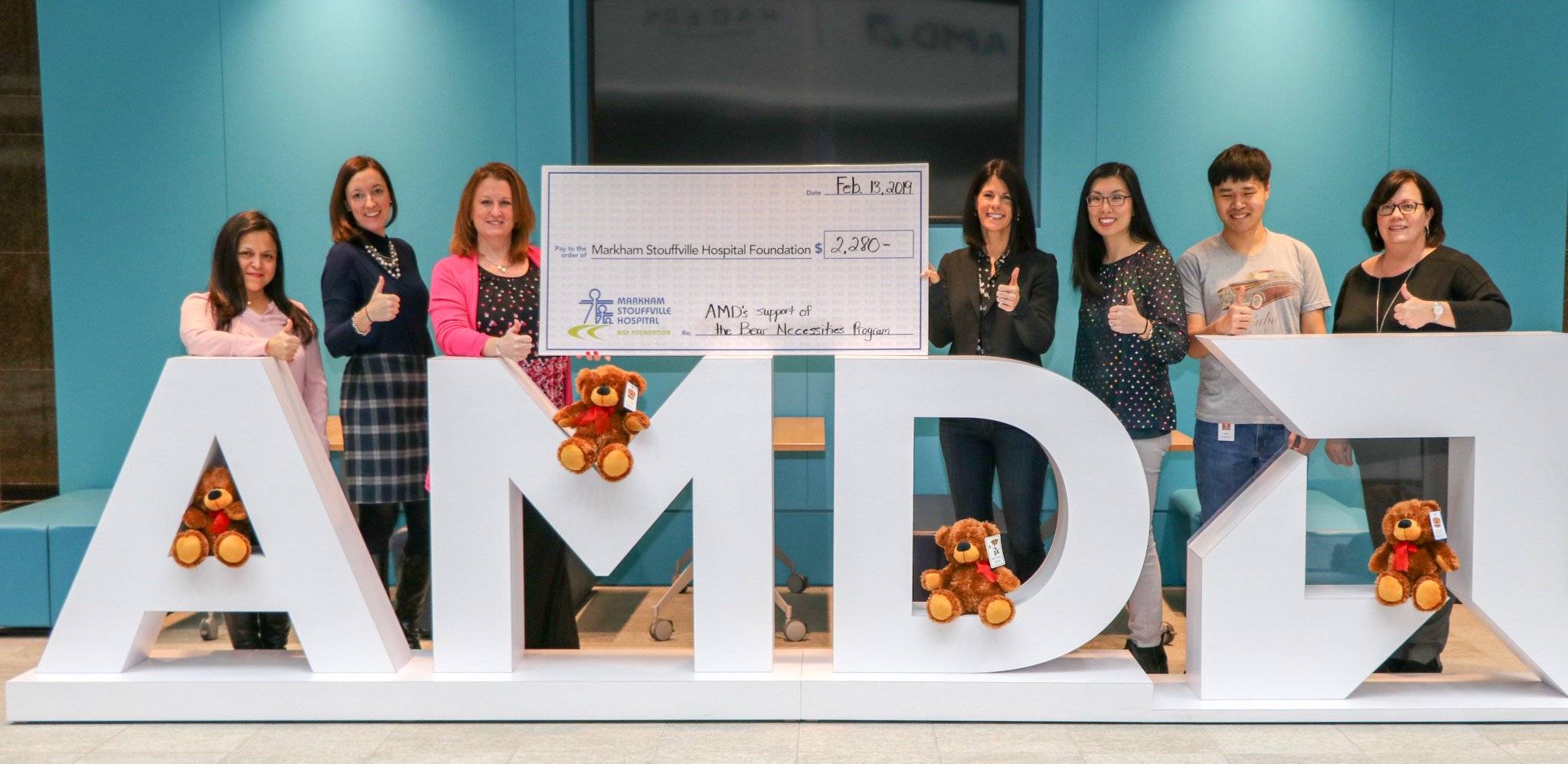 Markham Stouffville Hospital on Twitter "Thank you AMD employees for