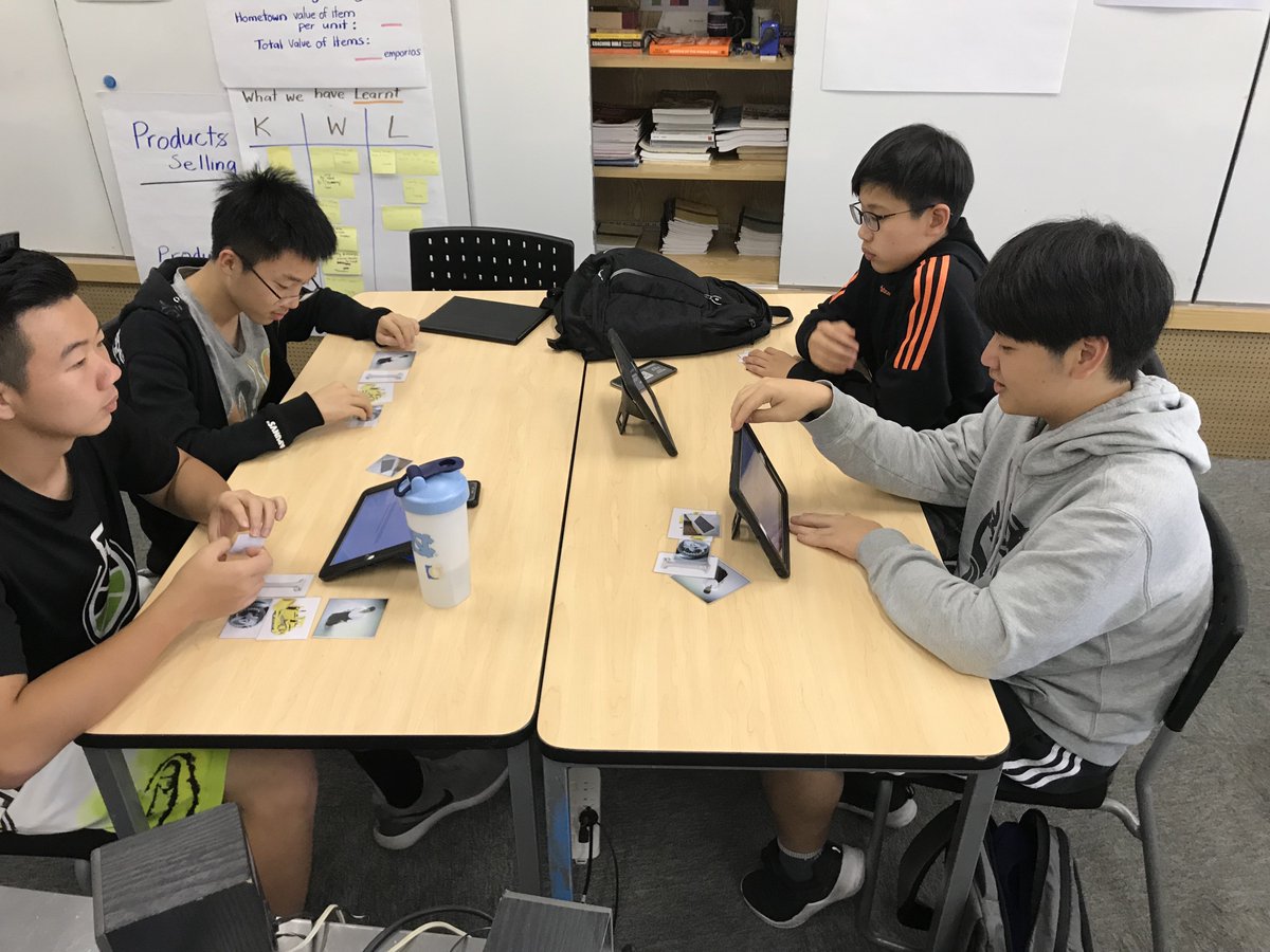 wondermeaghan's tweet photo. Students demonstrate how they would respond to situations. Bulldozer, doormat, doormat w/spikes, pillar, or Aikido master. Thanks @lisadamour for the idea. #SISassess #SDG3 #TeachSDGs #ServiceAsCurriculum #SISrocks https://t.co/VqFxIxmAKp