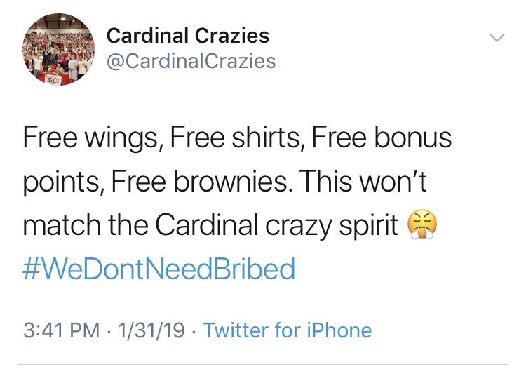 WeHateSouth's tweet photo. @CoachEnapier @CardinaICrazies @CoachJDavis Hmmm.....🤔 and only 3 wks later! #ThisDidNotAgeWell https://t.co/MQgwvHmqoY