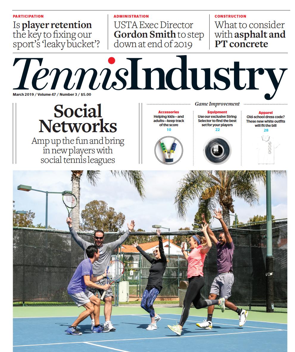 rsimagazine's tweet image. The March 2019 issue of Tennis Industry Magazine has been released. #stringselector

More:  goo.gl/6r56ie