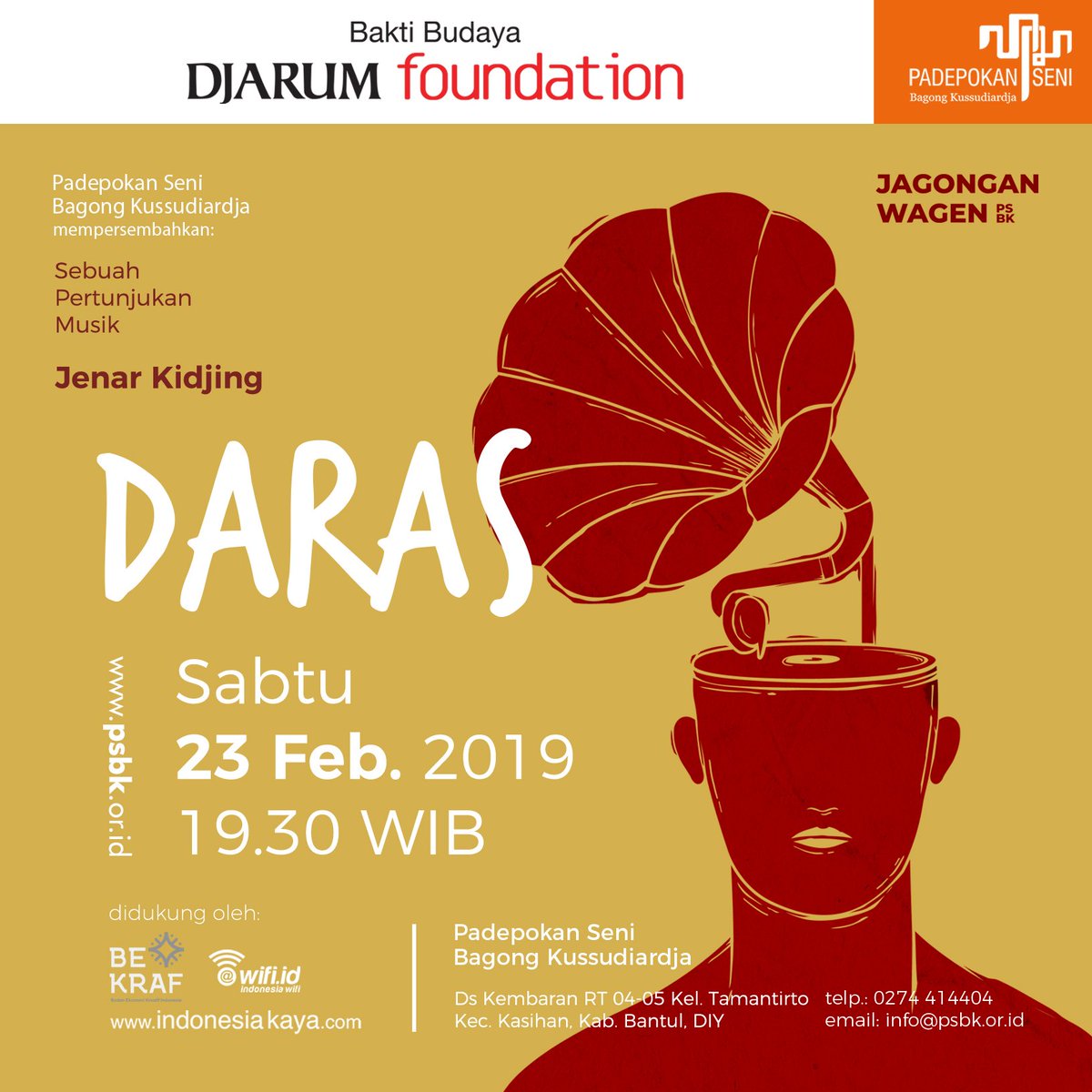 gudegnet's tweet image. 'Daras' oleh Jenar Kidjing, Pentas Perdana Jagongan Wagen 2019 |
gudeg.net/read/12664/&amp;amp;03…
#PSBK #Pentasseni