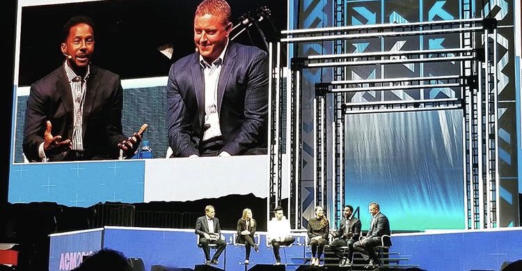 #ACM2019 was an enlightening and entertaining afternoon. Thank you <a href="/SebastianWho/">Sebastian Jackson</a>, <a href="/BigSean/">Sean Don</a>, <a href="/KirkHerbstreit/">Kirk Herbstreit</a> and everybody else for sharing your stories of preparation and perseverance! #allin
