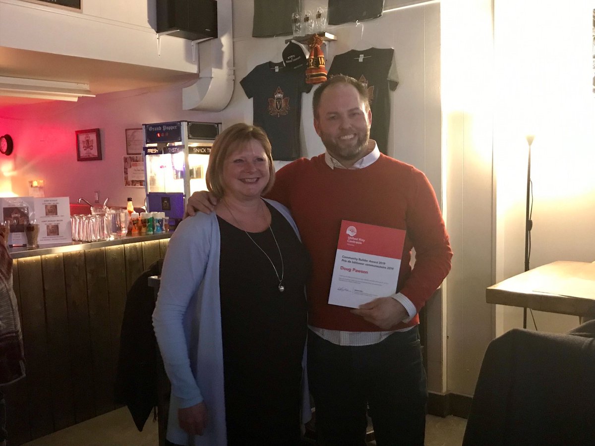 United Way East Ontario (@unitedwayeo) on Twitter photo We are deeply honoured to be awarding our #CommunityBuilder Award to none other than <a href="/douglaspawson/">Doug Pawson</a>. Doug has been an integral part of #Ottawa, & we wish him all the best on his next adventure at <a href="/EHSJ709/">End Homelessness St. John's</a>. Congratulations Doug, we will miss you! We are deeply honoured to be awarding our #CommunityBuilder Award to none other than <a href="/douglaspawson/">Doug Pawson</a>. Doug has been an integral part of #Ottawa, & we wish him all the best on his next adventure at <a href="/EHSJ709/">End Homelessness St. John's</a>. Congratulations Doug, we will miss you!