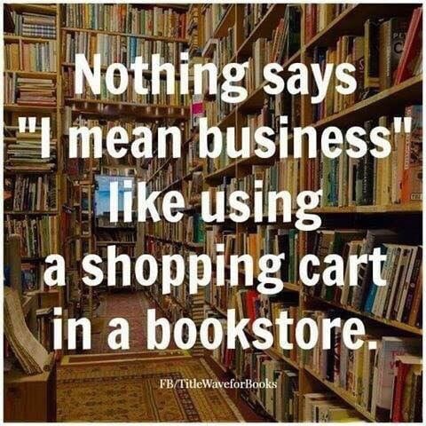 We don’t have shopping 🛒 but we do have 🧺!  <a href="/tlbookshopva/">The Little Bookshop</a>