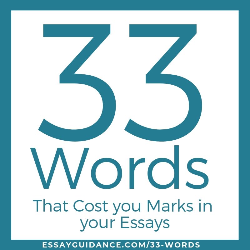 Has your teacher ever told you that you need to #edit your work more before submission? Sometimes it means you need to re-think your word choice. Here's some quick tips: essayguidance.com/33-words/ #writing #words #essaywriting #studytips #studying #collegelife #college #uni