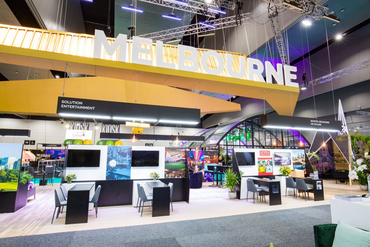 MelbConventions's tweet photo. We're excited for this last day of #AIME2019. If you're not able to visit us at @MCEC you can get a 360 degree experience of the #MelbourneStand here: https://t.co/ctJGWgT8Gp - otherwise, see you there. #EventProfs https://t.co/so0Pr3wwYu