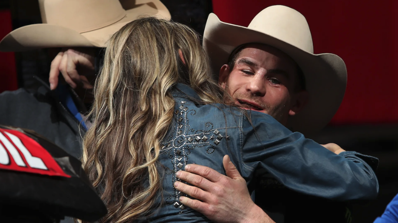 PBR's tweet photo. Abbey Lowe was hoping @OutlawChase would win the Mason Lowe Memorial and he did. 

Full story >> https://t.co/GrrrxdhhgO https://t.co/MirIBzqiyS