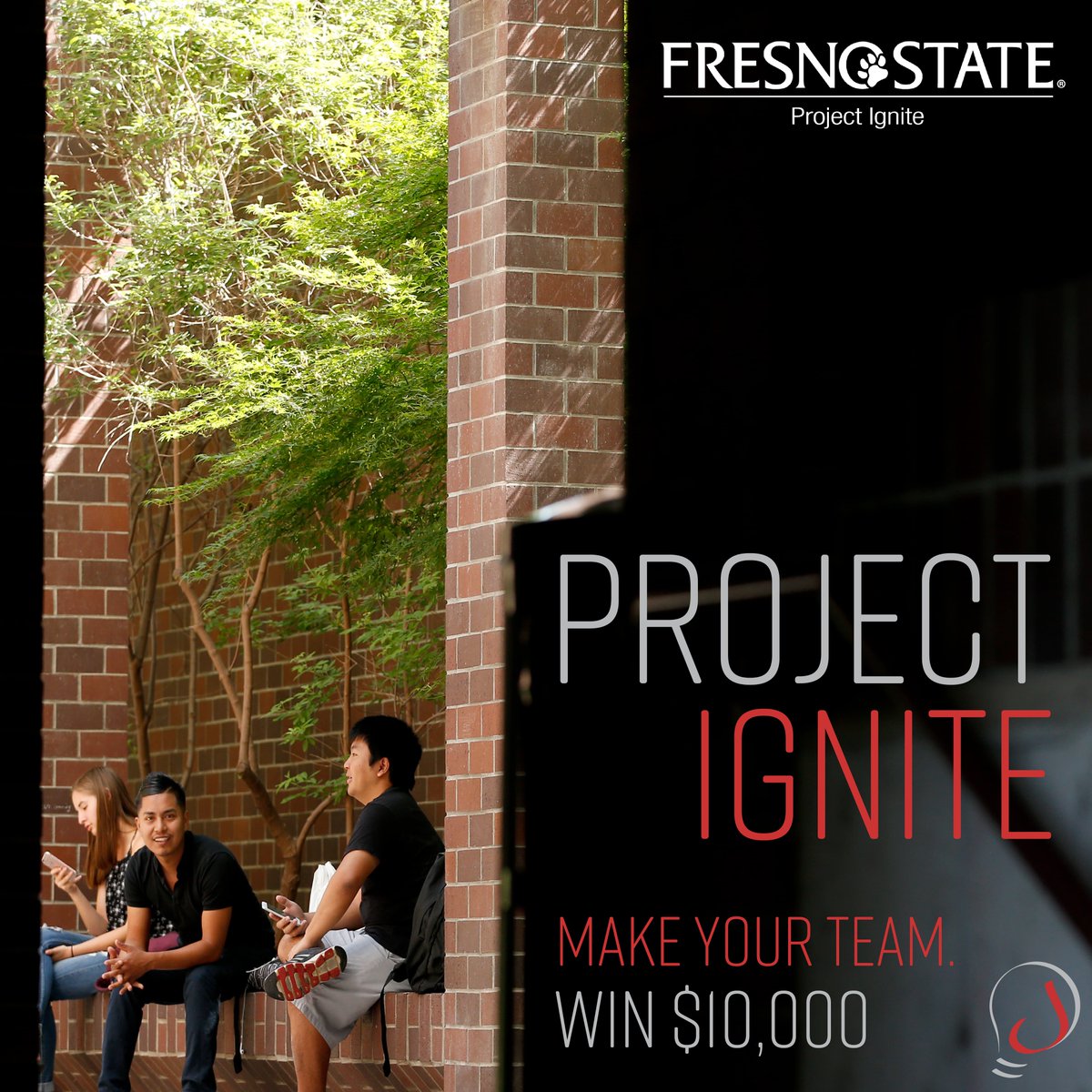 hackfresno's tweet image. This year, HackFresno will collaborate w/ Project Ignite: an ideation competition for FS students. Upload a video with your team’s *technological* solution and let the campus community vote on it! Check out @ignite_fresno 💡 #Hackfresno19 #projectignite19 #collaboration
