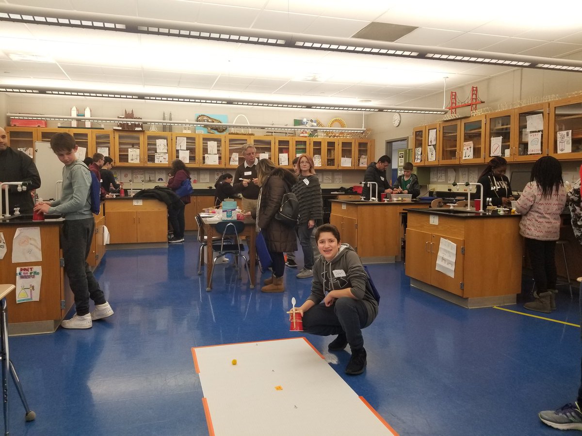 suzupde's tweet photo. Current catapult champion. Can you top this #bcmsSTEAM night? https://t.co/snhxwyEbLX