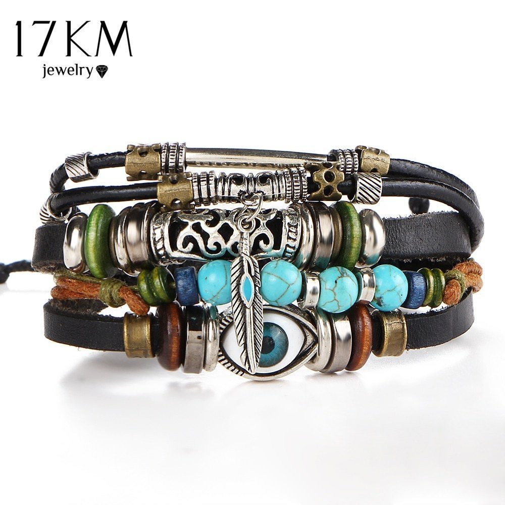 #hashtag1 Turkish Eye Bracelets For Men