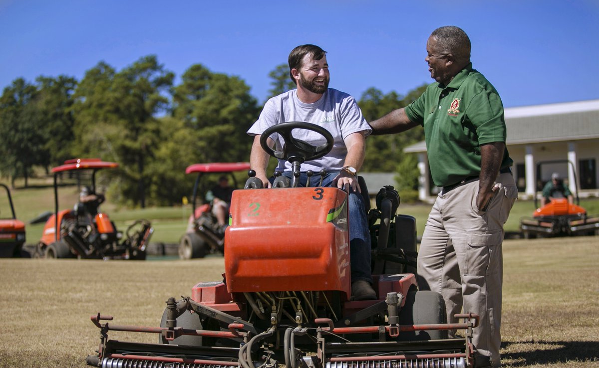 Among other things, students in the Golf/Recreational Turf Management Technology program are taught business management, design, turfgrass management, irrigation and operation/maintenance of equipment and machinery.  bit.ly/2TLoJZK #CTEMonth