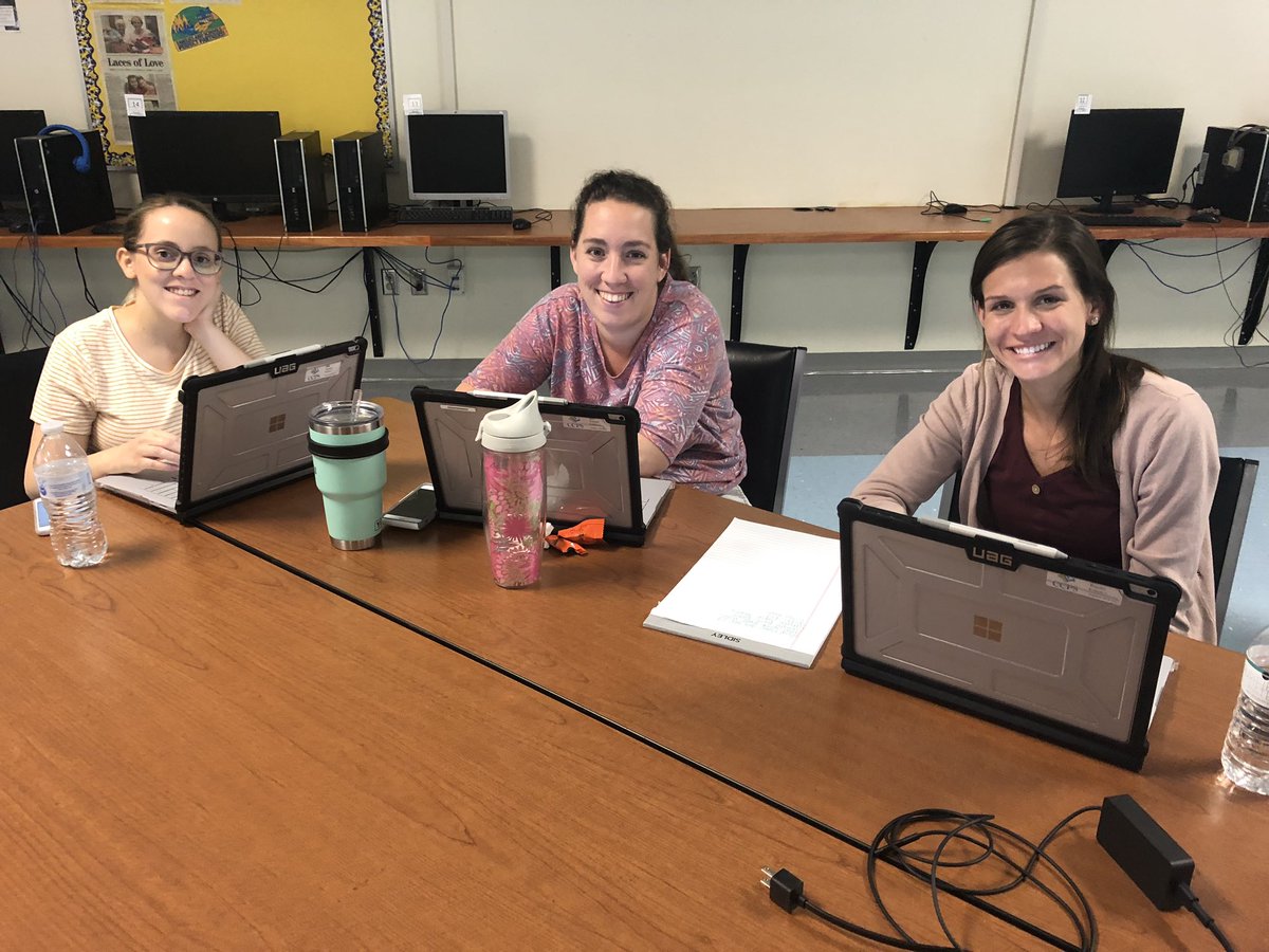 sandiadams's tweet photo. What happens when you mix #Microsofttrainers @surface and @Office365 ? You get influencers and change makers. #NCCEchat @collierschools #MIExpert β€οΈ https://t.co/EwOeVplbww