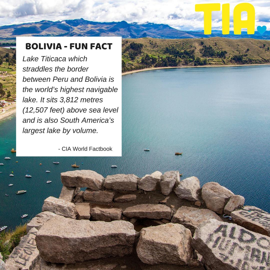 Do you know any more fun facts about Bolivia? Let us know! 

Click here to find out more about the programs we run in Cochabamba, Bolivia: tia.org.au/e/