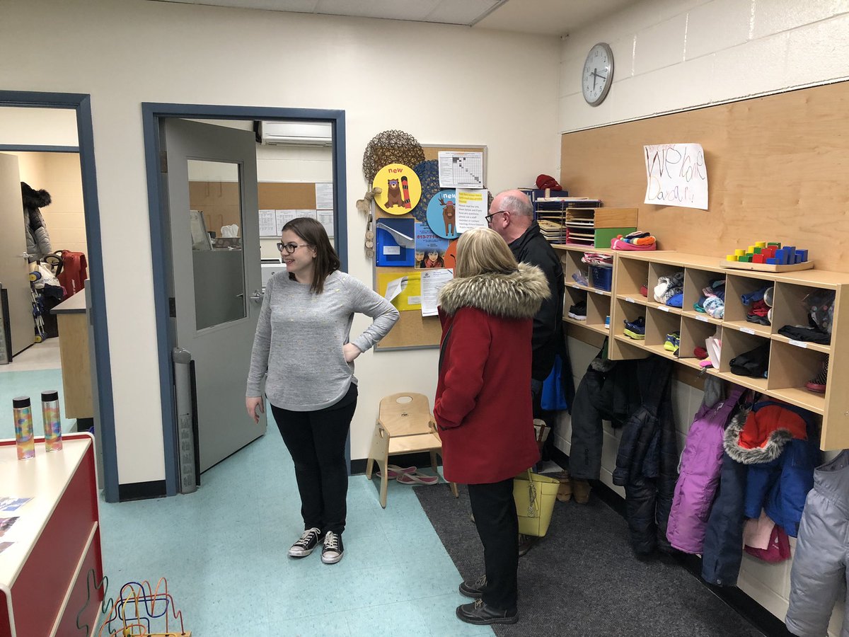 Parkdale73's tweet photo. Our favourite new community partner... Quinte Childcare Centre! It’s their open house tonight! Everyone checking out the incredible new childcare space right here at Park Dale School! #babies #infants #toddlers #PanthersinTraining https://t.co/IjwRPgBFGK